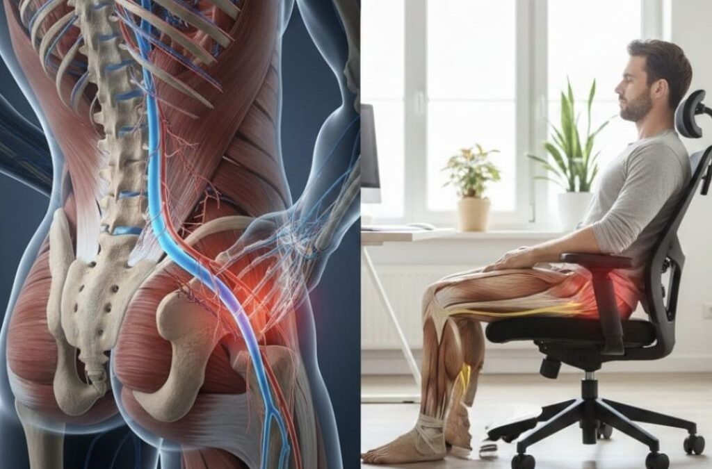 Ischias-Schmerzen – warum unser Alltag deinen Nerv in die Zange nimmt