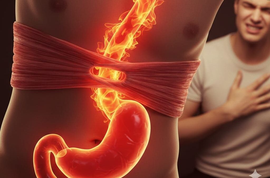 Sodbrennen: Wenn das Zwerchfell den Magen in den Schwitzkasten nimmt
